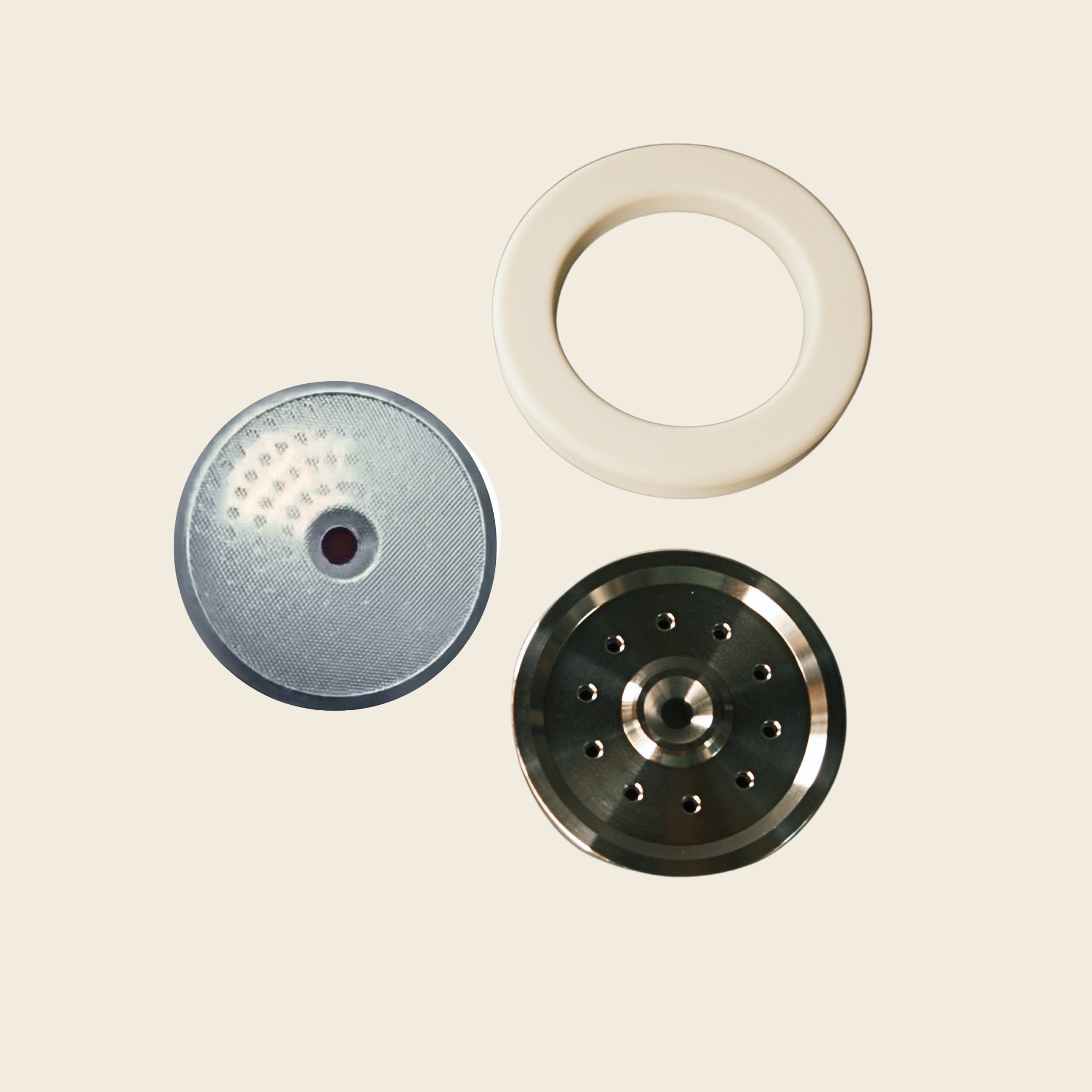 58mm Grouphead Upgrade Kit - Precision Shower Screen, Stainless Diffuser Plate and Gasket
