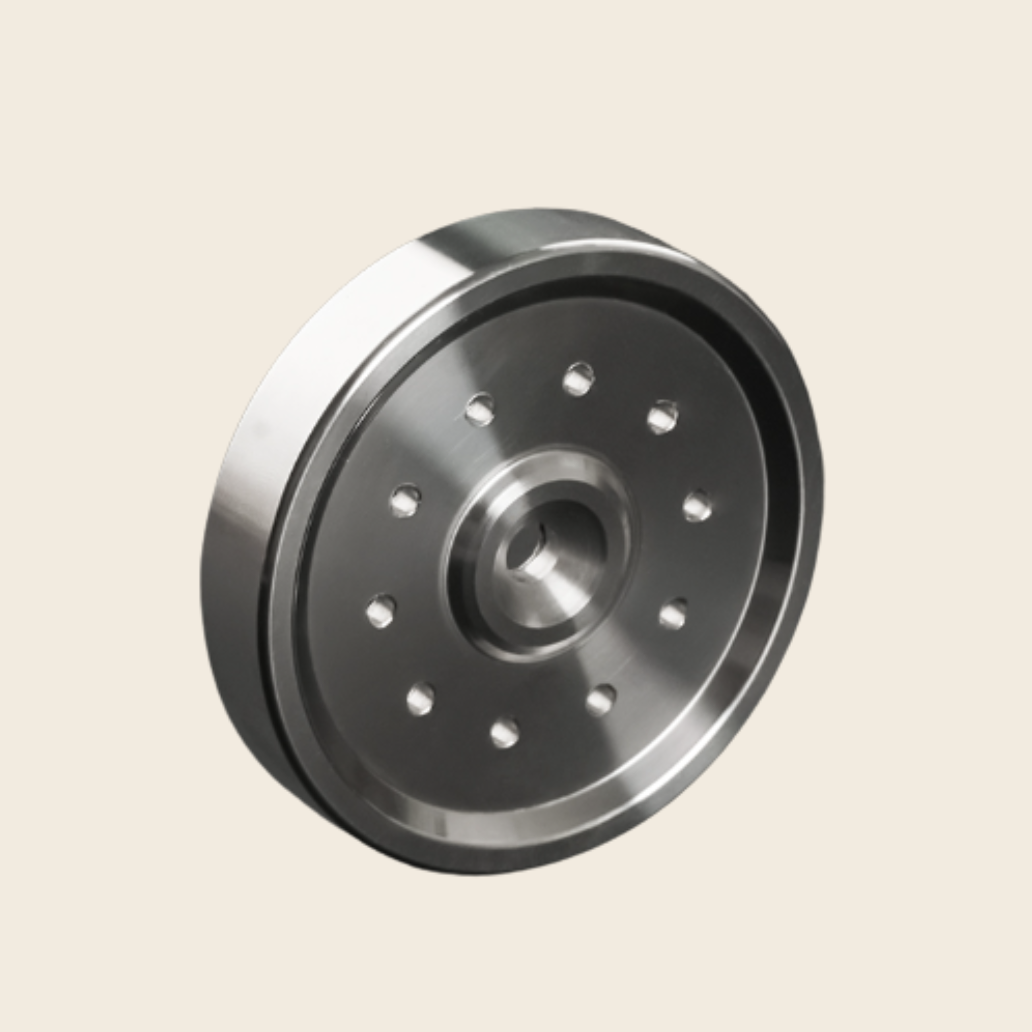 Stainless Steel Diffuser Plate - Breville / Sage 58mm — front view